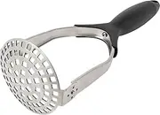 Westmark 61282270 Potato Masher, Foldable for Space-Saving Storage, Stainless Steel/Plastic, Special, Silver/Black