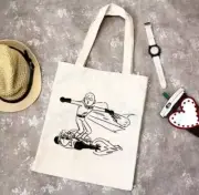 One Punch Man Shopping Bag Tote Bag Grocery Handbag Shoulder Anime Saitama