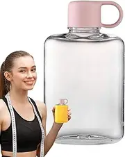 Travel Water Bottle - Flat Design, Pocket Balloon | 360ml Tritan Reusable Bottle, Convenient Travel Mug With Leak-Proof Seal During Hiking, Cycling, Sean