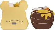 NoJo Disney Winnie The Pooh and Hunny Pot Yellow and Brown Two Piece Felt Storage Caddy - 1 Large, 1 Small