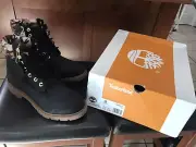 Timberland Classic 6in Waterproof Boot Black Nubuck W Camo