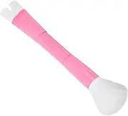 WOONEKY Dual Ended U Shaped Nose Contour Brush for Highlighter Powder Makeup Ergonomic Design Easy to Use Portable Beauty Tool for Foundation Concealer Application