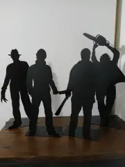 Horror Icons Metal Figures Shadow Casters Freddy Kruger Jason Vorhees