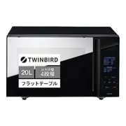 日本Twinbird 燕三條 節能微波爐 17L 6 級輸出切換 50Hz 白色 DR-D419W5