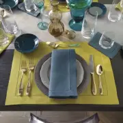Festival - Set of Four Dinner Napkins 20X20, tangerine, new
