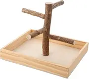 Portable Bird Perch Stand Training Playground Gym for Parrots Cockatiels Birds Safe Durable Design for Indoor Exercise Playtime