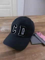 DIOR x KENNY SCHARF collaboration black CD logo baseball cap Medium authentic