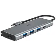 Cygnett Unite TravelMate USB-C Hub Silver