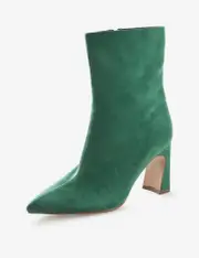 [Autograph] Autograph Short Heeled Boot - Bc-12 - Size 11 - Womens - Green 11 Green