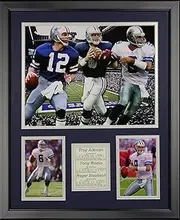 Legends Never Die Dallas Cowboys Quarterbacks Collage Framed Photo Collage, 16" x 20"