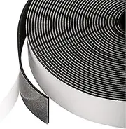 Adhesive Foam Tape-1 Roll, 1 Inch Wide x 1/16 Inch Thick,1.5mm Close Cell Foam Rubber Weather Stripping Tape Seal for Doors Insulation, Total 33 Feet Long