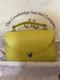 在飛比找Yahoo!奇摩拍賣優惠-cambridge satchel 劍橋波士頓包 陽光黃色 