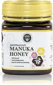 Manuka Honey MGO 263+ | Raw, Organic, Pure Honey for Daily Wellness & Energy | Natural Sweetener & Health Boost | Rich in Nutrients, Delicious, Creamy Flavor | (250g)