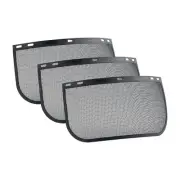Blue Eagle Faceshield Replacement Visors (FC49M) | Steel Wire Mesh | 3 Black