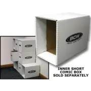 BCW Short Comic House Storage Shell Stackable Double Thickness File Drawer Style
