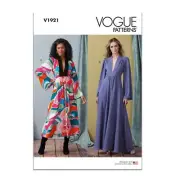 Vogue Misses' Dress Sewing Pattern Kit, Design Code V1921, Sizes 6-8-10-12-14