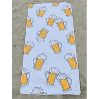在飛比找蝦皮購物優惠-全新 現貨 秒出 ~ 夏日 海灘 啤酒杯 酒杯 海灘巾 海灘