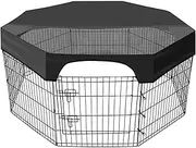 FUYGRCJ Dog Cage Top Cover 24 Inch Heavy Duty Dog Cage Protective Cover Waterproof Sunproof Pet Kennel Top Cover Breathable Mesh Dog Cage Top Cover for Outdoor Indoor