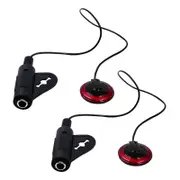 Microphone Piezo Pickup, Guitar Violin Microphone Pickup for Guitar, Ukulele, Violin, Bass & Acoustic Electric with Cable 2pcs