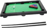 ibasenice 1set Mini Billiard Table Playset for Boys and Girls Space-Saving Desktop Pool Game Rounded Corners for Family Fun and Hand-Eye Coordination Development