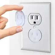 Clear Outlet Covers (36-Pack), Best Dielectric Plastic Plugs for Electrical Power Outlets - Baby Proofing Wall Socket Protectors, Child Proof Oulet Protector - Electricity Insulation