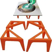 Canvas Stand | 4pcs Paint Stands | 10x5x5cm Canvas Paint Support Stands | Tabletop Easel Stand for Painting, Ideal for Painting, Sketch Box Easel, Table Easel for Adult, Artist, Beginner, Student