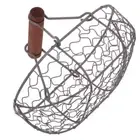 wire fruit basket Storage Bin Chicken Wire Basket Dispenser Rack