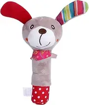 1Pc Cute Dog Cartoon Animal Grip for Early Development Soft and Cuddly Hand Grip for Boy Girl for Sensory Play and Learning