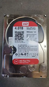 在飛比找露天拍賣優惠-WD WD4001FFSX 故障品 4TB 4T 4000G