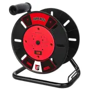 EP Extension Cord Storage Reel with 4-Grounded Outlets, Heavy Duty Open Cord ...