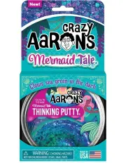 Crazy Aarons Putty 4in Glowbrights Mermaid Tale