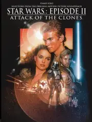 Star Wars Episode II Attack of the Clones Movie Piano Solo Sheet Music Book