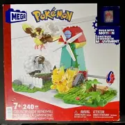 New MEGA Pokemon Countryside Windmill with Action Figures, Building Set 240 pc