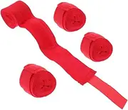 WOONEKY Cotton Boxing Straps 4 Pack Absorbent Hand Wraps Wrist Strap for Boxing Running Hiking Outdoor Activities