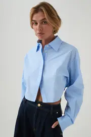 Havana Cropped Shirt