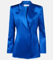 [Gabriela Hearst] Gabriela Hearst Aleah silk blazer AU 16 blue