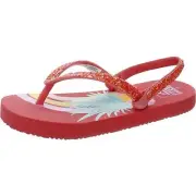 Reef Girls Pink Toddler Flip-Flops Shoes 10 Medium (B,M) Toddler BHFO 2638