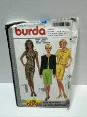 Burda 3446 Misses Dress Jacket Pattern 8-18 *Uncut*