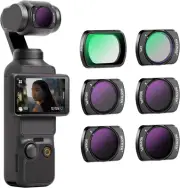 NEEWER Magnetic ND/CPL Filter Set Compatible with DJI OSMO Pocket 3, 6 Pack U...