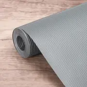Shelf Liner 17.7" x 16.4ft EVA Non-Slip Drawer Mats Ribbed Texture Gray