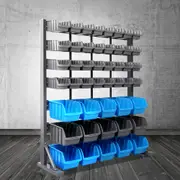 Giantz Storage Bin Rack Wall Mounted Tools Shelving Warehouse Workshop Garage