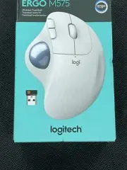 Logitech Ergo M575 Wireless Trackball Mouse Compatible with Windows/Mac - White