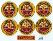 Dealer Dave Boy Scout MINT SET 1960 JAMBOREE SET OF 7 PATCHES, STUNNING (1052)