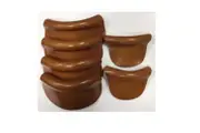 Honey BROWN Pool Snooker Billiard Table Thick MOULDED Pocket Leathers