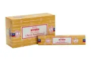 Satya Myrrh Incense Sticks Aroma Relaxation Fragrance 15g x12 Packet