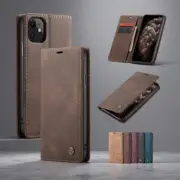 For iPhone 16 15 14 13 12 11 Pro Max 87 Plus X SE Mini Wallet Case Leather Cover