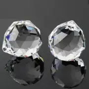 40mm crystal suncatcher ball chandelier sphere rainbow hanging craft prism
