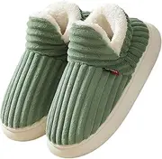 [Generic] Green Pluffi Slipper Slip-on House Shoes For Ladies Pluffi Cozy Stylish Slipper PVC Pluffi Comfortable Slippers