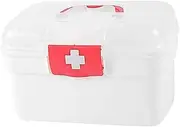 Perfk First Aid Medical Box Dustproof Emergency Storage Box Outdoor Activities Toy