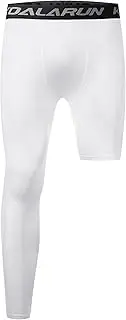 [Koalarun] One Leg Compression Tights Full Length for Basketball Single Leg Long Pants Sports Base Layer Leggings 1-2 Pack